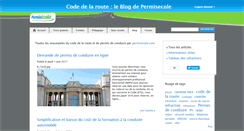 Desktop Screenshot of blog.permisecole.com